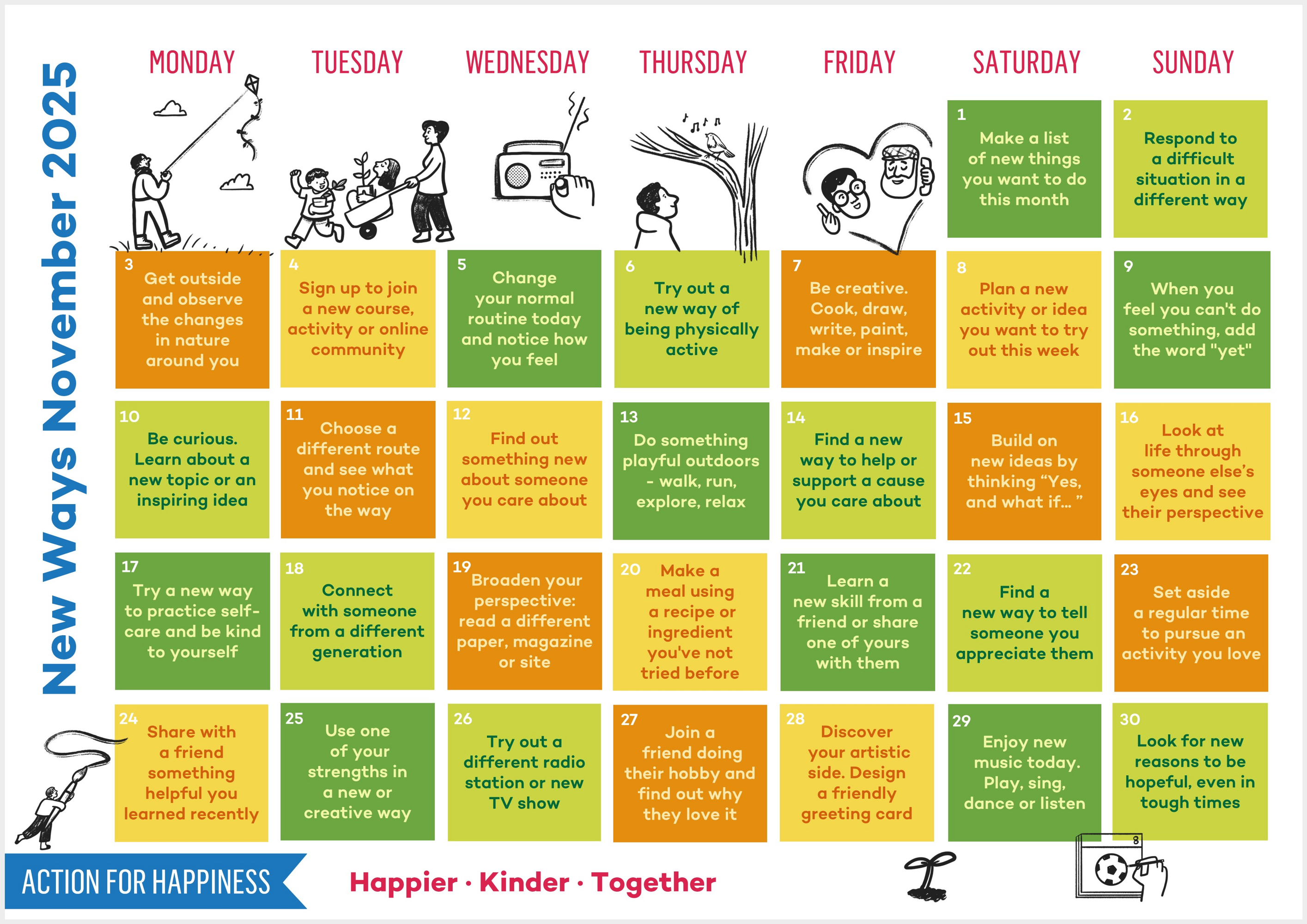 New ways november 2025